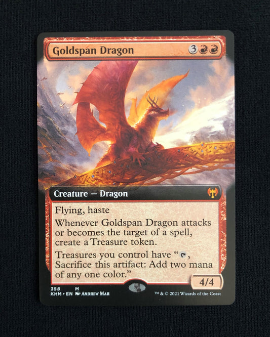 Goldspan Dragon (Extended) - MTG Proxy Kaldheim