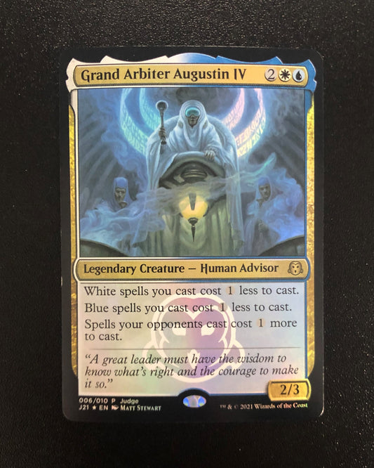 Grand Arbiter Augustin IV (FOIL) - MTG Proxy Judge Gift