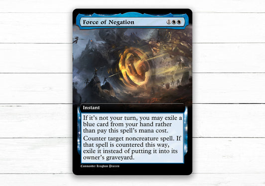 Force of Negation - BT Style - Custom MtG Proxy Card