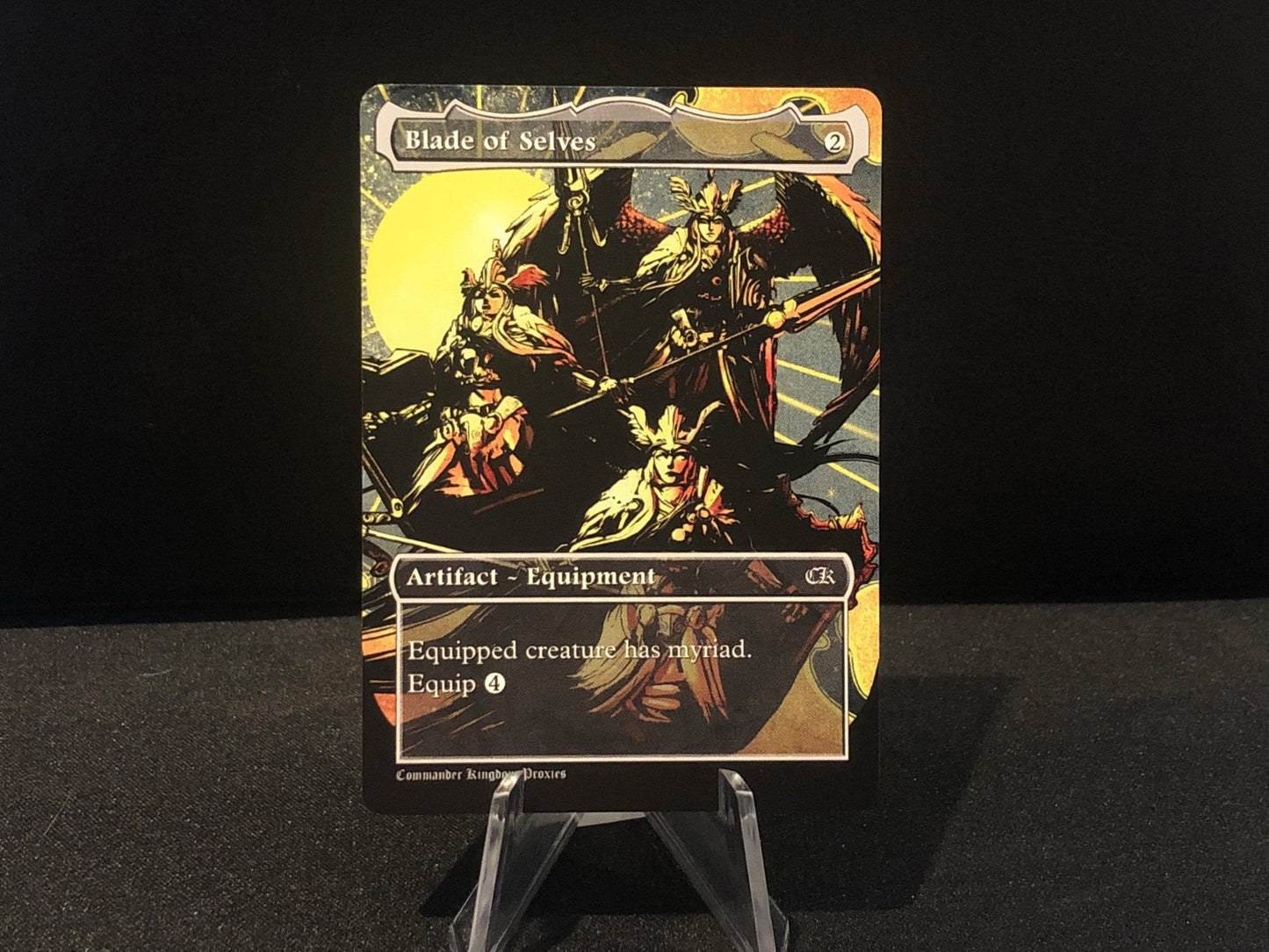 Blade of Selves - Full Art Style - Custom MtG Proxy Card
