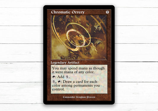 Chromatic Orrery - Vintage Style - Custom MtG Proxy Card