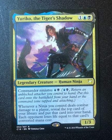 Yuriko, the Tiger's Shadow - MTG Proxy Commander