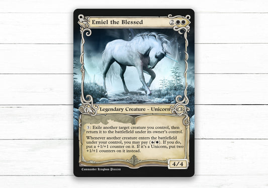 Emiel, the Blessed - Adventure Style - Custom MtG Proxy Card