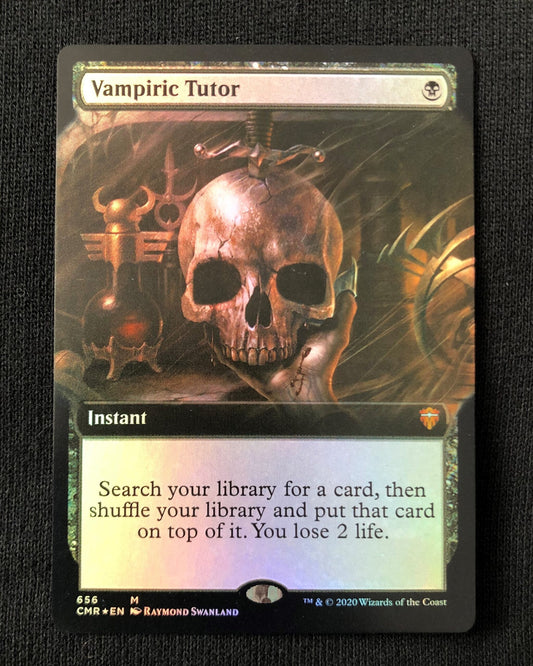 Vampiric Tutor (FOIL Showcase) - MTG Proxy Commander Legends