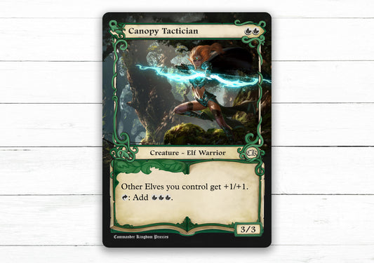 Canopy Tactician - Adventure Style - Custom MtG Proxy Card