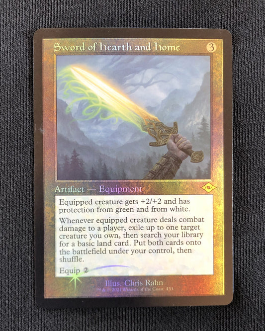 Sword of Hearth and Home (FOIL Vintage) - MTG Proxy MH2