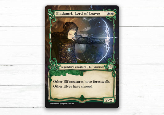 Eladamri, Lord of Leaves - Adventure Style - Custom MtG Proxy Card