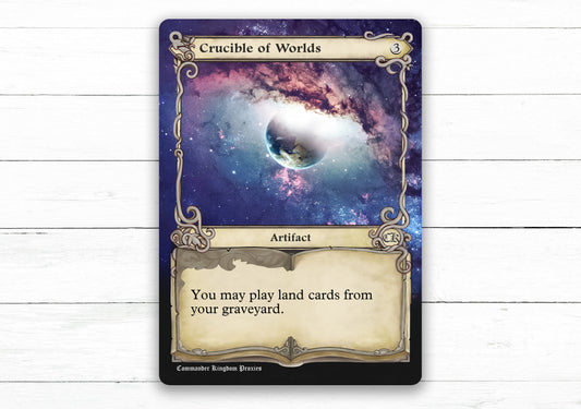 Crucible of Worlds - Adventure Style - Custom MtG Proxy Card