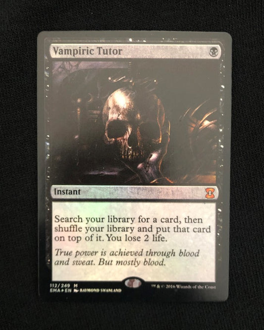 Vampiric Tutor (FOIL Showcase) - MTG Proxy Eternal Masters