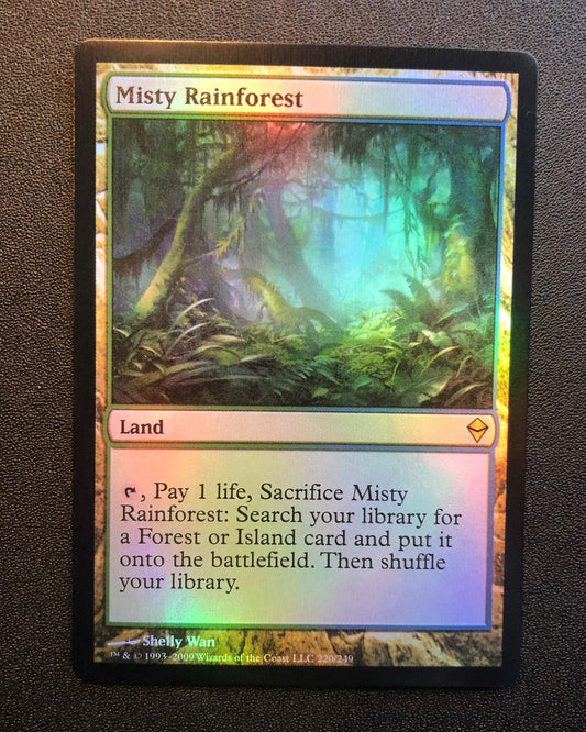 Misty Rainforest (FOIL) - MTG Proxy Zendikar