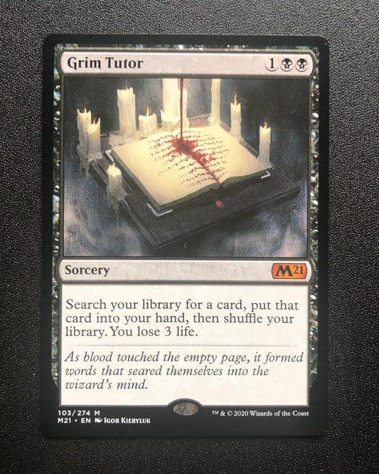 Grim Tutor - MTG Proxy M21