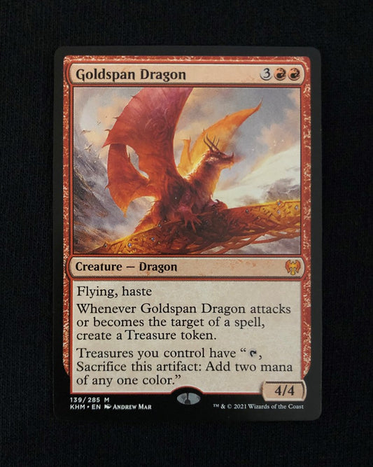 Goldspan Dragon - MTG Proxy Kaldheim