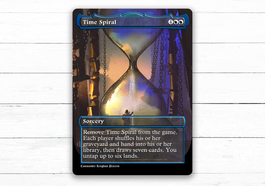Time Spiral - Custom mtg Proxy Card - Full Art