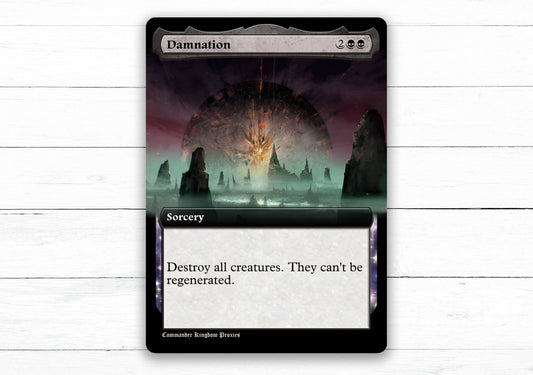 Damnation V2 - BT Style - Custom MtG Proxy Card