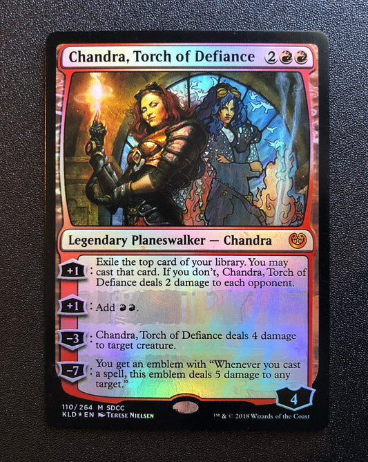 Chandra, Torch of Defiance (FOIL) - MTG Proxy SDCC Promo