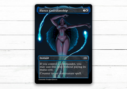 Fierce Guardianship - Full Art Style - Custom MtG Proxy Card