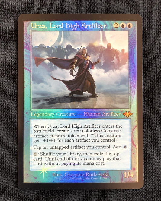 Urza, Lord High Artificer (FOIL Vintage) - MTG Proxy MH2